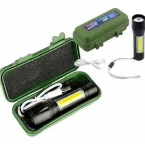 LINTERNA LED TÁCTICA RECARGABLE USB
