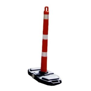 SEÑALIZACIÓN VIAL TUBULAR BASE NEGRA